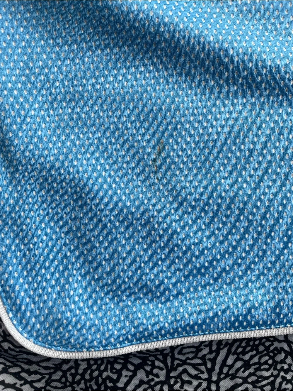 Jordan Boys Light Blue Dri-FIT Elephant Print Basketball Shorts Size L 12-13Y